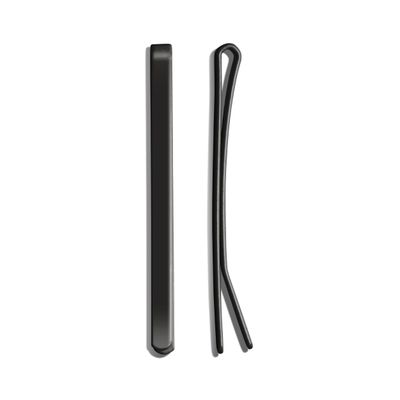 Day Rate Beauty Hero Pins (2-Inch, Tube of 12) Professional Bobby Pins for Secure Buns & Updos Nylon-Coated, Anti-Snag, Color-Matched, Hair-Safe Made in USA (Carbon)