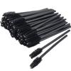 100 Pack Mascara Wand Eyelash Brush Disposable Eye Lash Applicator Makeup Tool Kit (Black-Handle100pcs) view 1