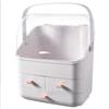 Cosmetic Storage Box, Dresser Lipstick Skin Care Storage Box, Dustproof Large Capacity, Portable Handle With Drawer, Fully Open Waterproof Cover, Perfect For Bathroom Countertop Bedroom Dresser view 4