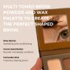 INIKA Organic Brow Palette. Custom Eyebrow Colour and Wax to Sculpt, Fill and Set Brows with long-lasting results. Vegan and Natural Ingredients. view 2