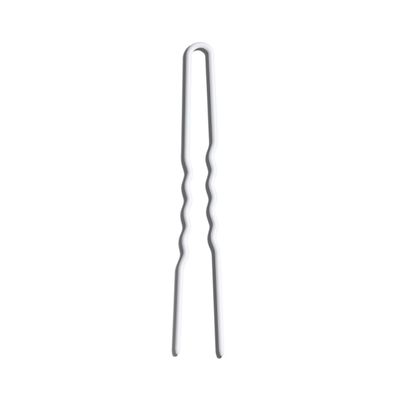Day Rate Beauty Foundation Pins (3-Inch, Tube of 12) U-Shaped French Hair Pins for Buns, Chignons & Updos Nylon-Coated, Anti-Snag, Hair-Safe Made in USA (Ivory)
