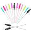 300PCS Disposable Mascara Wands Spoolie Brush Crystal Eyebrow Brushes Eyelash Extension Applicator Makeup Kits.myaokue-up (6 color-Crystal-300) view 2