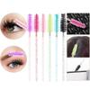 300PCS Disposable Mascara Wands Spoolie Brush Crystal Eyebrow Brushes Eyelash Extension Applicator Makeup Kits.myaokue-up (6 color-Crystal-300) view 4