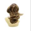 14" Curly Claw Clip Ponytail Temperature Fiber Synthetic Hair Piece Pony Tail Clip On Extension Voluminous Wavy for Women 20 Colors (#4T12/26 Darkest Brown To Brown Auburn & Dark Ash Blonde) view 2