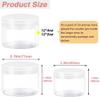 4 oz Body Butter Containers with Lids + 2oz Small Plastic Containers (Set of 24) - Plastic Jars with Lids for Lip Scrub, Cream, Slime, Craft Storage view 2
