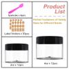 4 oz Body Butter Containers with Lid + 2oz Small Plastic Containers (Set of 24) - Plastic Jars with Lids for Lip Scrub, Cream, Slime, Craft Storage view 4