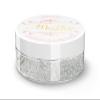 MARBLERS Chunky Natural Mica Powder [Silver Pearl] 0.11oz (3g) | Highly Pigmented | Non-Toxic, Vegan, Cruelty-Free | Eyeshadow, Body Butter, Nail Polish, Nail Art | Party, Body, Face Makeup view 1