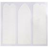 BOWKUAL 2000 Pieces 5 Designs French Manicure Nail Art Stickers Strips Self-Adhesive Nail Sticker Tips for DIY Decoration Stencil Tools view 1