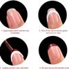 BOWKUAL 2000 Pieces 5 Designs French Manicure Nail Art Stickers Strips Self-Adhesive Nail Sticker Tips for DIY Decoration Stencil Tools view 4