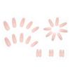 DANMANR Long Press on Nails Square French Fake Nails Full Cover Nude Acrylic False Nails for Women and Girls 24PCS (Pink White) view 2