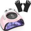 Easkep 120W UV Nail Lamp Kit - Gel Nails Dryer with UV Gloves view 1