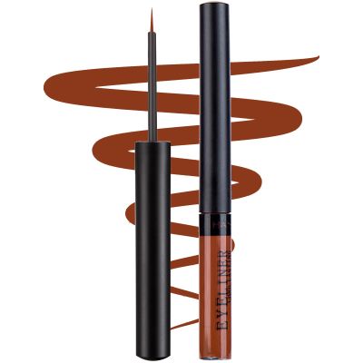 DekRion Liquid Eyeliner, Matte Colored Eyeliners, Brown Eyeliner, White Black Red Green Purple Waterproof High-pigmented Colorful Eyeliners Eye Makeup,1PC Brown