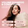 MONDAY HAIRCARE Volume Shampoo + Conditioner Set (2 Count) 12 oz. For Thin, Fine, and Oily Hair Made with Coconut Oil, Ginger Extract, and Vitamin E 100% Recyclable Bottle view 2