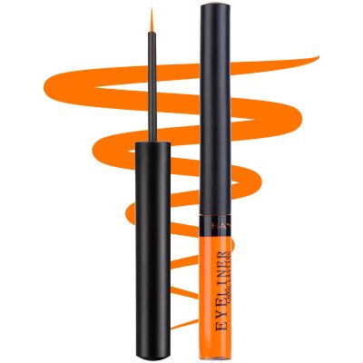 DekRion Liquid Eyeliner, Matte Colored Eyeliners, Orange Eyeliner, White Black Red Brown Green Purple Waterproof High-pigmented Colorful Eyeliners Eye Makeup, 1PC Orange