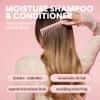 MONDAY HAIRCARE Moisture Shampoo + Conditioner Set for Dry, Coarse, Stressed, Frizzy Hair, Made with Coconut Oil, Rice Protein, Shea Butter and Vitamin E, All Natural, 12 fl oz (Pack of 2) view 2