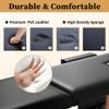 civama Massage Table Massage Bed Portable, 29 LBs Light Weight 2 Section Foldable Tattoo Bed Facial Care Spa Lash Bed Height Adjustable Sturdy Wooden Frame with Accessories Carrying Bag, Black view 4