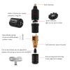 Tattoo Machine Kit Cordless Tattoo Power Supply RCA Interface Rotary Tattoo Pen Kit For Body Art Permanent Makeup Pen Machine Tattoo Supply Eyebrow Tattoo,C view 3