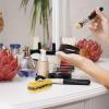 Beaupretty Decorative Lipstick Case Mirror Retro Lipstick Storage Box for Women Compact Design for Travel and Home Use Elegant Pattern view 3