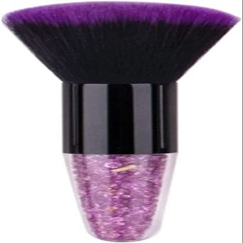 NIUBB Professional Candy Color Fluffy Powder Blush Brush Chubby Portable Seamless Cosmetic Beauty Tool for Makeup (Color : G)