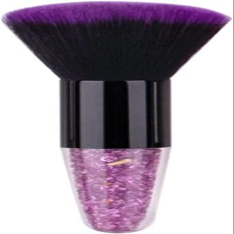 NIUBB Professional Candy Color Fluffy Powder Blush Brush Chubby Portable Seamless Cosmetic Beauty Tool for Makeup (Color : G)