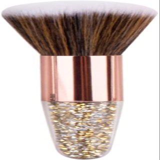 NIUBB Professional Candy Color Fluffy Powder Blush Brush Chubby Portable Seamless Cosmetic Beauty Tool for Makeup (Color : D)