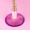 NIUBB Professional Candy Color Fluffy Powder Blush Brush Chubby Portable Seamless Cosmetic Beauty Tool for Makeup (Color : D) view 3