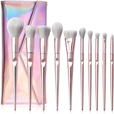 NIUBB Makeup Brush 10 Pcs Eye Makeup Brushes Set Powder Eye Shadow Eyebrow Brushes Facial Makeup Cosmetic Brush Tools Cosmetic Products (Color : OneColor)