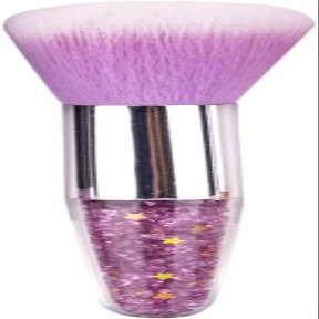 NIUBB Professional Candy Color Fluffy Powder Blush Brush Chubby Portable Seamless Cosmetic Beauty Tool for Makeup (Color : E)