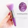 NIUBB Professional Candy Color Fluffy Powder Blush Brush Chubby Portable Seamless Cosmetic Beauty Tool for Makeup (Color : F) view 2