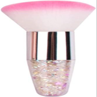 NIUBB Professional Candy Color Fluffy Powder Blush Brush Chubby Portable Seamless Cosmetic Beauty Tool for Makeup (Color : C)