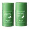 2 Pcs Green Tea Mask Stick for Face,10 Minutes Blackhead Remover with Green Tea Extract, Green Mask Stick for Face Moisturizing, Dry Skin Face Moisturizer, Deep Pore Cleansing, Removes Blackheads view 1
