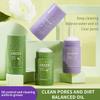 2 Pcs Green Tea Mask Stick for Face,10 Minutes Blackhead Remover with Green Tea Extract, Moisturizing Face mask, Green Mask Stick for Face Moisturizing (GREEN AND PURPLE) view 3