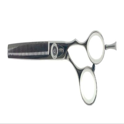 Cricket Logo Gold Series Pro 30T Hair Cutting Scissors Thinning Shears for Professional Stylist Barber, Texturizing, Removing Bulk, Stainless Steel, Convex Edge