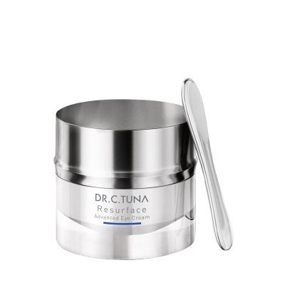 FARMASi Dr. C. Tuna Resurface Advanced Eye Cream, Natural and Organic Anti Aging, Wrinkles Eye Cream to Reduce Puffiness, Minimizes Under Eye Darkness, Brighter and Younger-Looking Eyes 0.5 oz/15 ml