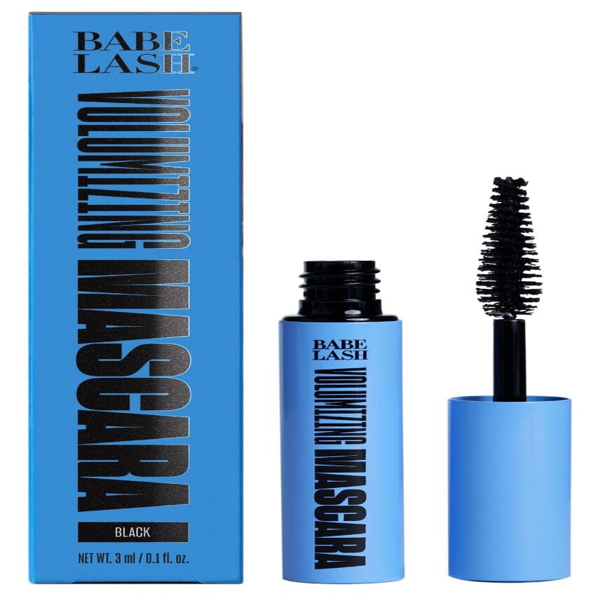 Babe Original Volumizing Lash Mascara - Smudge Proof, Long Lasting & No Clump Formula, Buildable Volume, Water Resistant, Black Mini