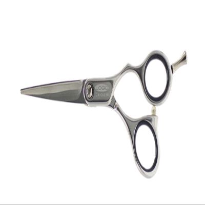 Cricket Logo Silver Series Hair Cutting Shears - Professional Barber Scissors, 5.25 Ultra Lightweight, Japanese Stainless Steel Blades, Aluminum Handles, Ergonomic Grip, Haircut Scissors for Stylists