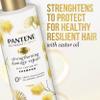 Pantene Sulfate Free Shampoo, Hair Strengthening Anti Frizz Damage Repair Shampoo with Castor Oil, Safe for Color Treated Hair, Nutrient Blends, 9.6 oz view 4