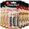 ChapStick Bulk Lip Balm, Holiday Variety 3-Packs x 6 (18 Sticks)  Candy Cane, Sugar Cookie, and Pumpkin Pie Flavored Lip Moisturizers, Stocking Stuffers, 0.15 Oz Ea view 1