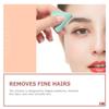 minkissy 6pcs Portable Eyebrow Trimmers Stainless Steel Blades Face for Women Precision Eyebrow Shaping and Fine Hair Removal White Green and view 2