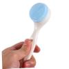 FOMIYES 2pcs Face Brush Manual Cleansing Pad Non- Handle Gentle Exfoliating and Massage for All Skin Types Random Color for Men and view 3