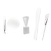 DIY Mask Tool, Face Mask Mixing Bowl Set, Silicone Brush Soft Brush Mixing Bowl Spatula Measuring Cup Set, 5 IN 1 Face Mask Tool Kit for DIY Clay Mask view 3