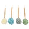 minkissy 4pcs Handle Bath Scrubber Nylon Exfoliating Shower Brush for Comfortable Grip Bath Accessories for Skin Cleansing and Relaxation view 1