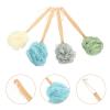 minkissy 4pcs Handle Bath Scrubber Nylon Exfoliating Shower Brush for Comfortable Grip Bath Accessories for Skin Cleansing and Relaxation view 3