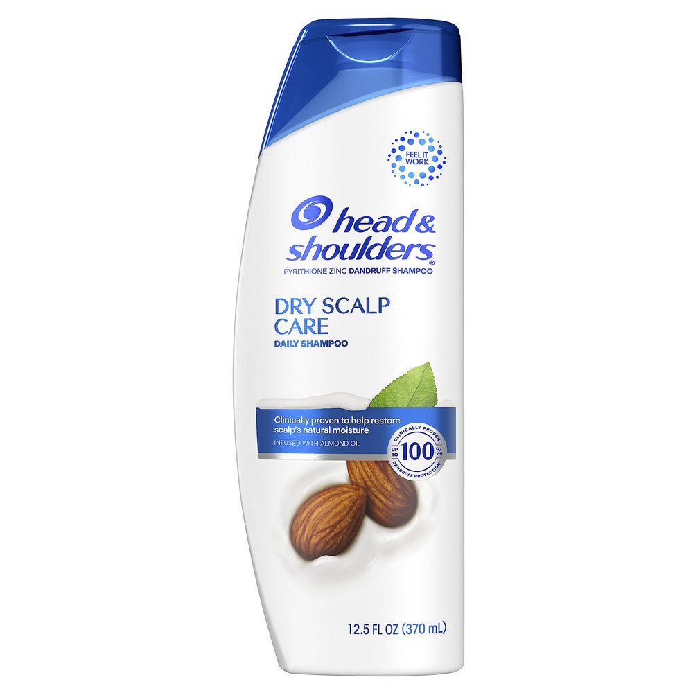 Head and Shoulders Dandruff Shampoo, Anti-Dandruff Treatment, Dry Scalp Care for Daily Use, Paraben Free, 12.5 oz