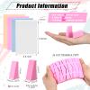 480 Pieces Makeup Wedges Sponges Cosmetic Triangle Makeup Sponges for Foundation Mini Applicator Latex Tools Accessories Powder Liquid Eye Shadow, 4 Colors view 2