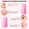 480 Pieces Makeup Wedges Sponges Cosmetic Triangle Makeup Sponges for Foundation Mini Applicator Latex Tools Accessories Powder Liquid Eye Shadow, 4 Colors view 3