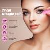 480 Pieces Makeup Wedges Sponges Cosmetic Triangle Makeup Sponges for Foundation Mini Applicator Latex Tools Accessories Powder Liquid Eye Shadow, 4 Colors view 4