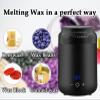 Podoy Mini Wax Pot Warmer for Hair Removal, Small Portable Travel Wax Melt Heater Machine Digital Display for SPA Salon Brow Body Nose Upper Lip Hair Waxing with 100 Waxing Sticks view 4