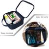 ANRUI TSA Approved Toiletry Bag, 5 Pcs TSA Clear Travel Bags With Handle Strap, Makeup Bag for Liquids, Toiletries, Cosmetics, Gifts for Women and Men, Darkblue view 4
