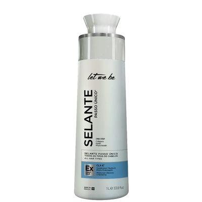 Let Me Be One Step Sealant 1L  Volume Reducer with Tinting Effect, Formaldehyde-Free Smoothing Treatment with Collagen & Phytokeratin  4-in-1 Hair Care from Brazil
